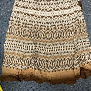 Brown Boho Skirt